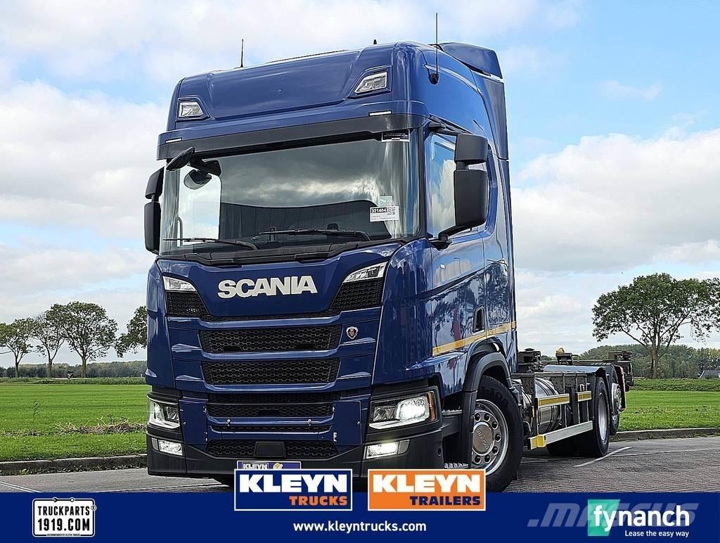Scania R410 LNG Demontažnii kamioni za podizanje kabela