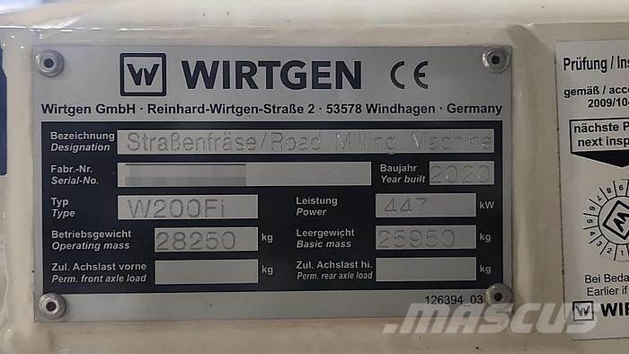 Wirtgen W200Fi Strojevi za betonsku galanteriju