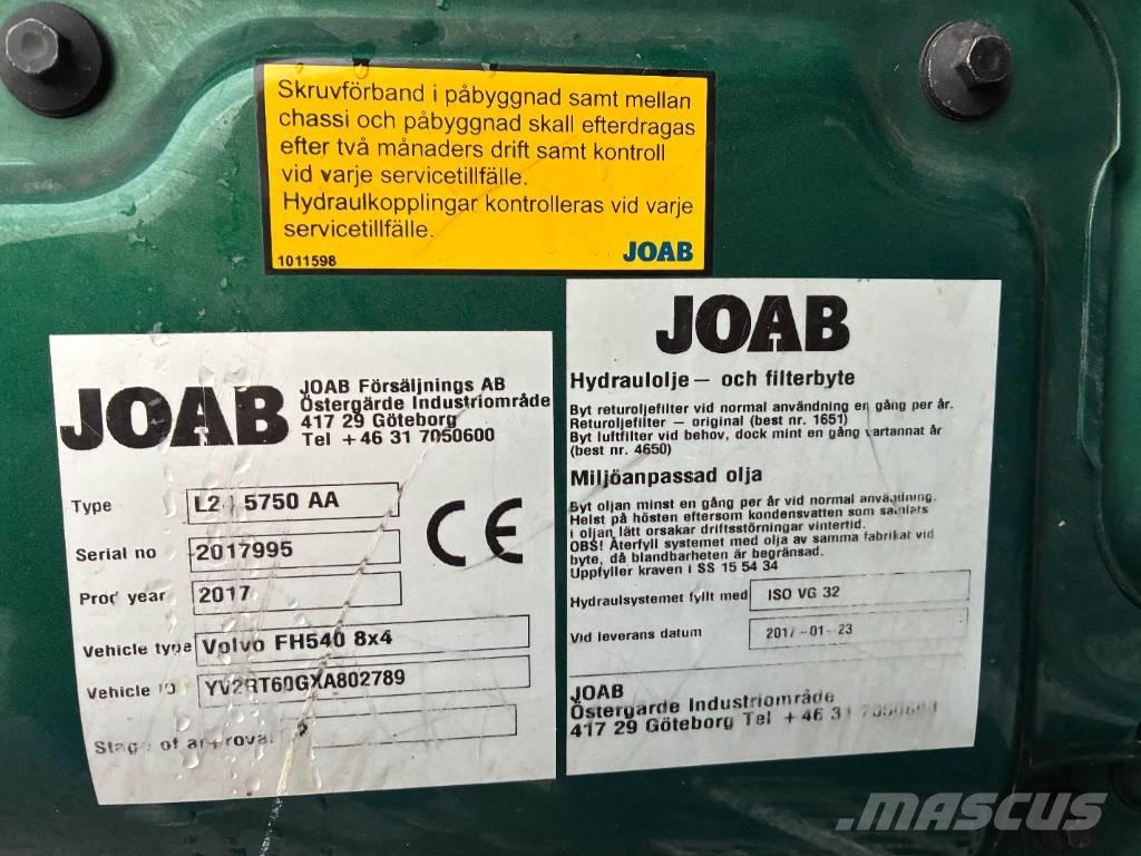 Volvo FH 13 540 Rol kiper kamioni s kukama za dizanje