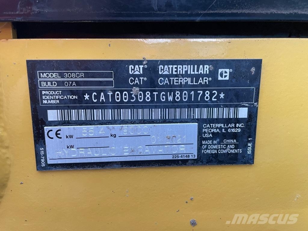 CAT 308 CR Midi bageri 7t – 12t