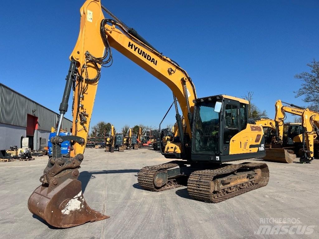 Hyundai HX140L Bageri gusjeničari