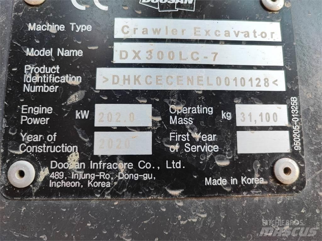 Doosan DX300LC-7 Bageri gusjeničari