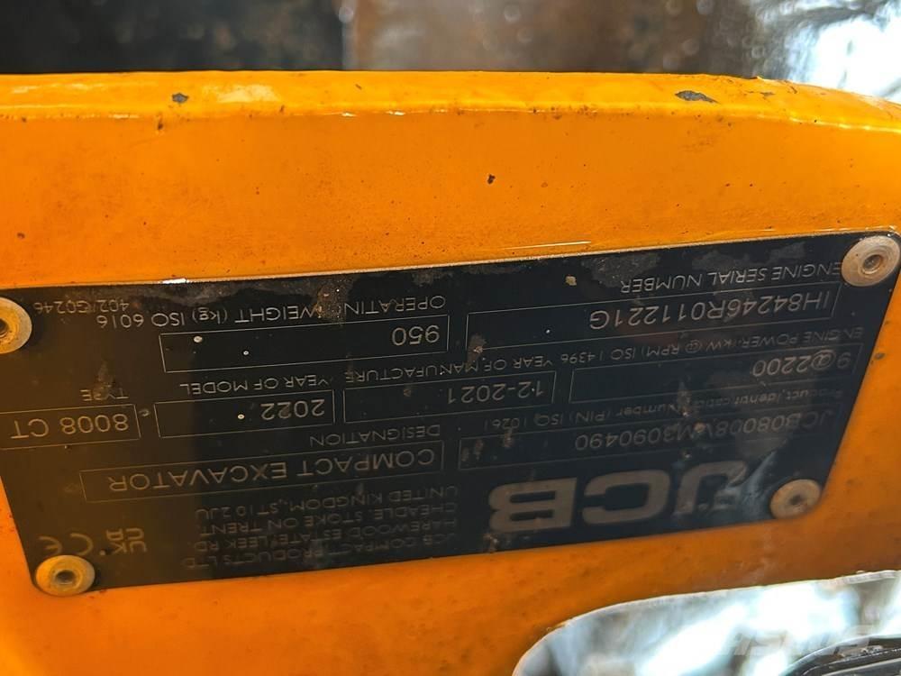 JCB MICRO 8008 Mini bageri <7t