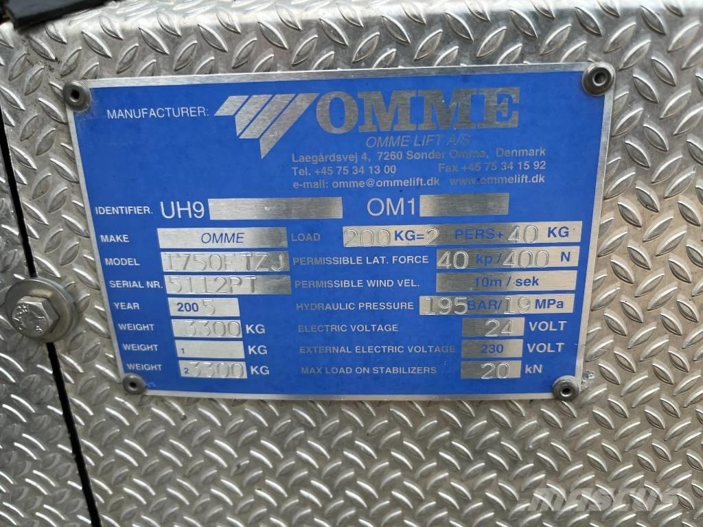 Omme 1750ETZJ Auto košare