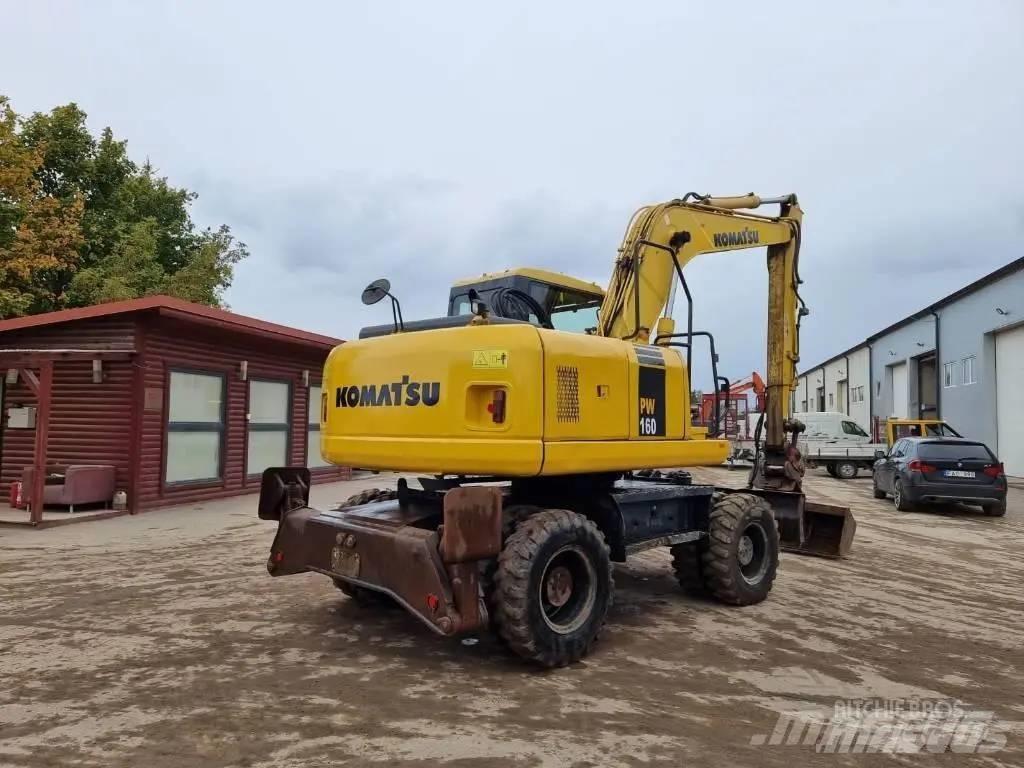 Komatsu PW 160-7 Bageri na kotačima