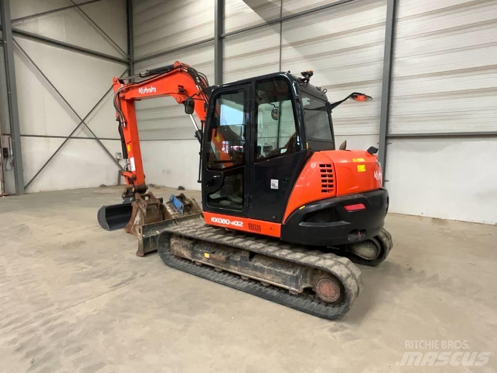 Kubota KX 080-4 A 2 Midi bageri 7t – 12t