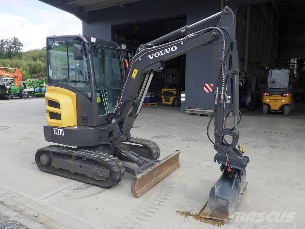 Volvo EC 27 D Mini bageri <7t