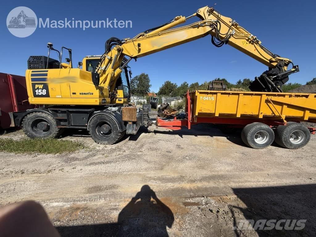 Komatsu PW 158 Bageri na kotačima