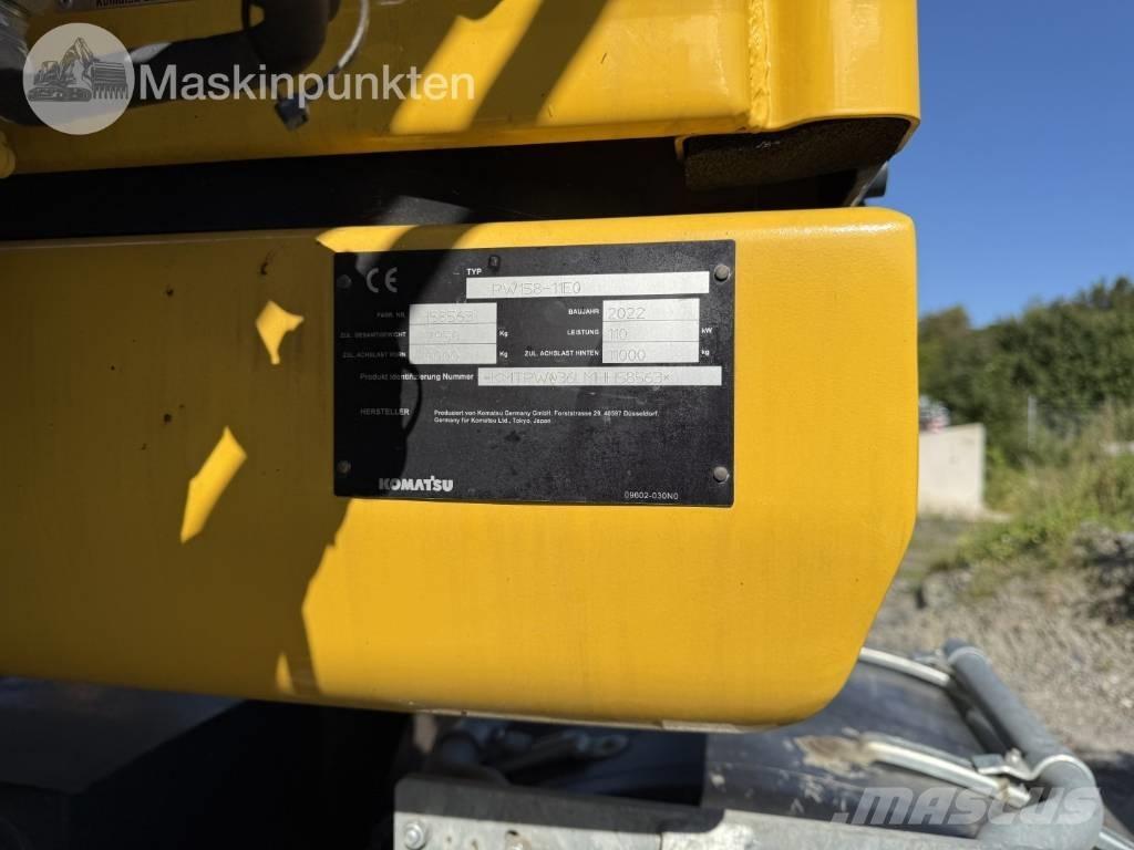 Komatsu PW 158 Bageri na kotačima