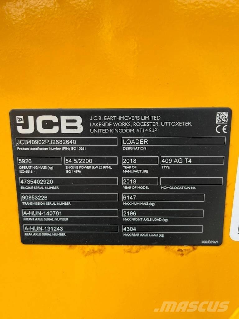 JCB 409 Utovarivači na kotačima