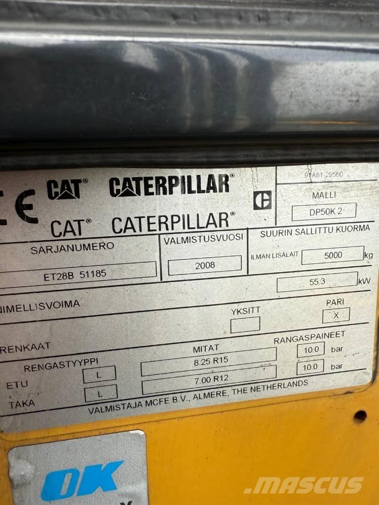 CAT DP50K2 Dizelski viličari