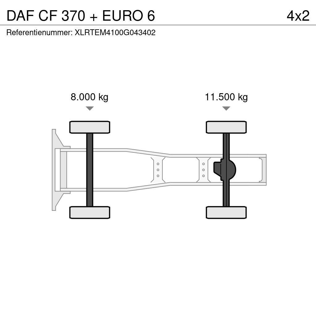 DAF CF 370 + EURO 6 Traktorske jedinice