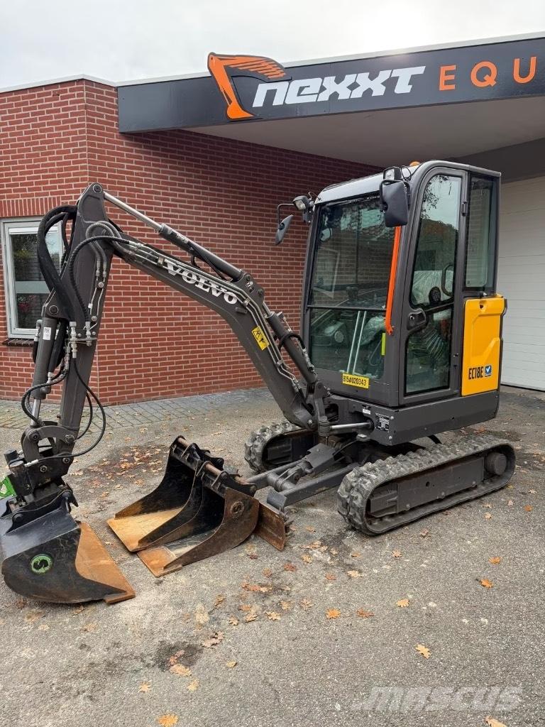 Volvo EC 18 E Mini bageri <7t