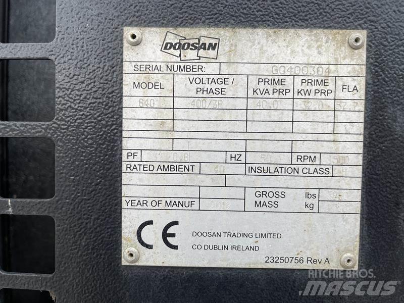 Doosan G 40 Dizel agregati