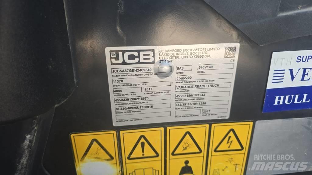 JCB 540-140 Teleskopski viličari