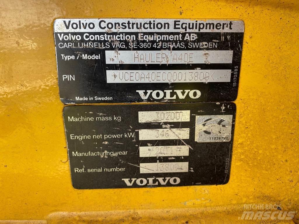 Volvo A40E Zglobni demperi