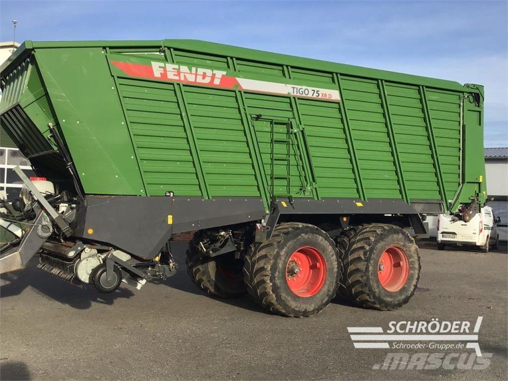 Fendt TIGO 75 XR Samoutovarne prikolice