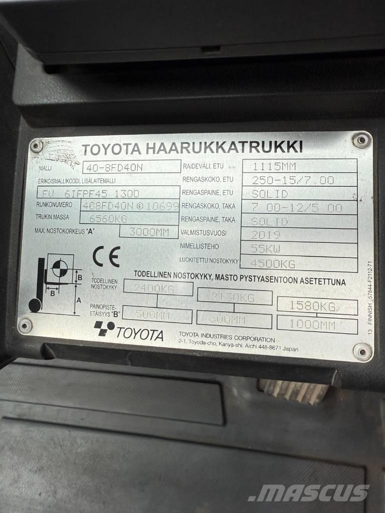 Toyota 40-8 FD 40 N Dizelski viličari