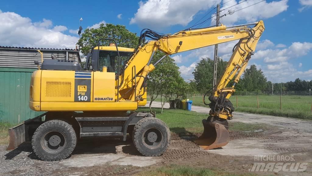Komatsu PW 140-7 Bageri na kotačima