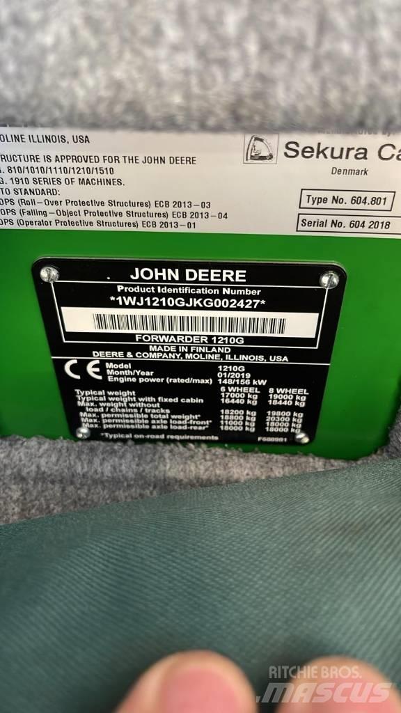 John Deere 1210G Forvarderi