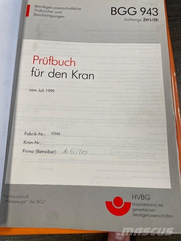Böcker AK 32/1500 Rabljene dizalice za težak teren