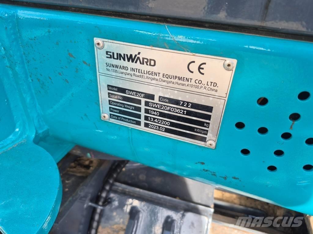 Sunward SWE 20 F Mini bageri <7t