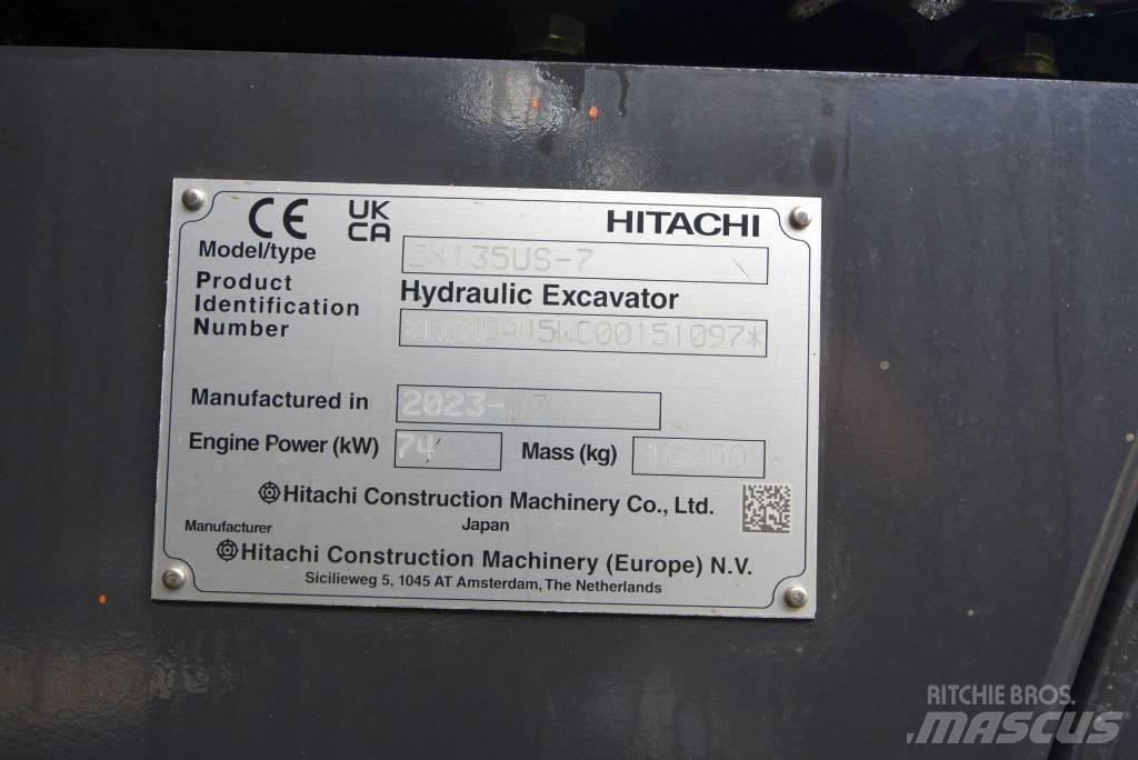 Hitachi ZX 135 US-7 Bageri gusjeničari