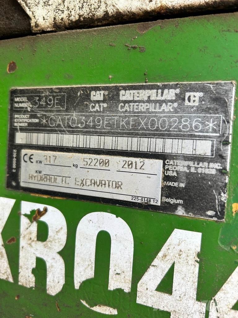 CAT 349EL VG Bageri gusjeničari