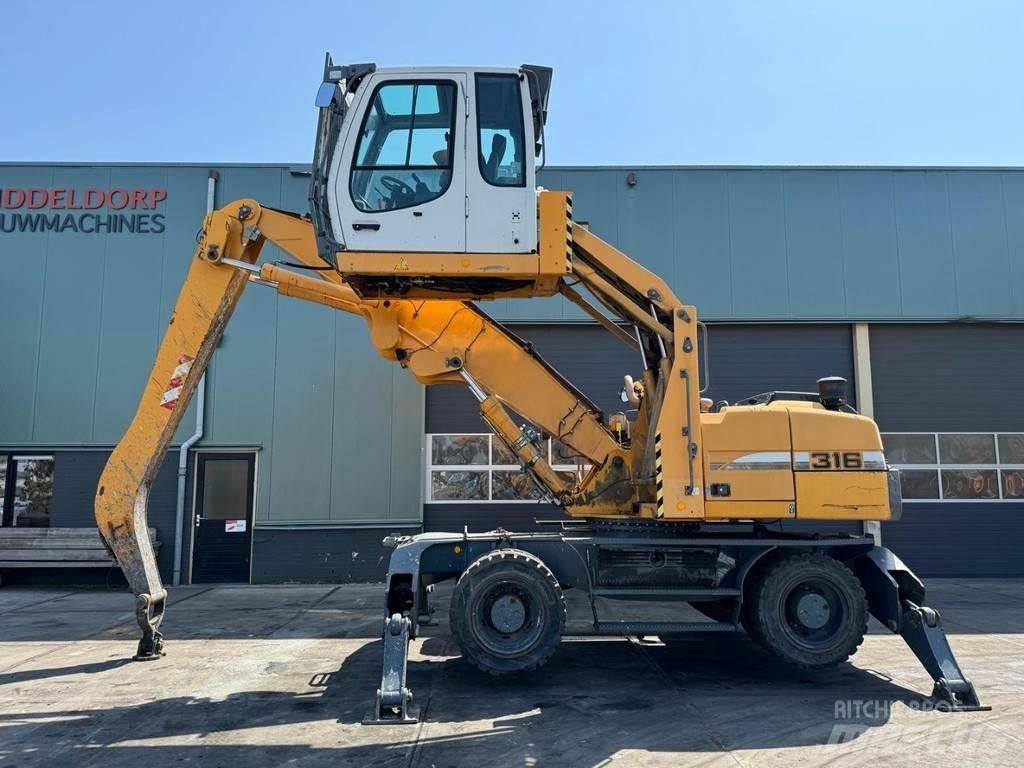Liebherr A 316 Bageri za manipuliranje materijalom / otpadom