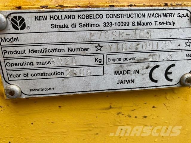 New Holland E 70 SR Midi bageri 7t – 12t