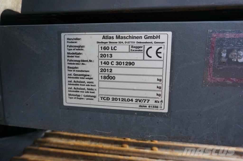 Atlas 160 LC Bageri gusjeničari