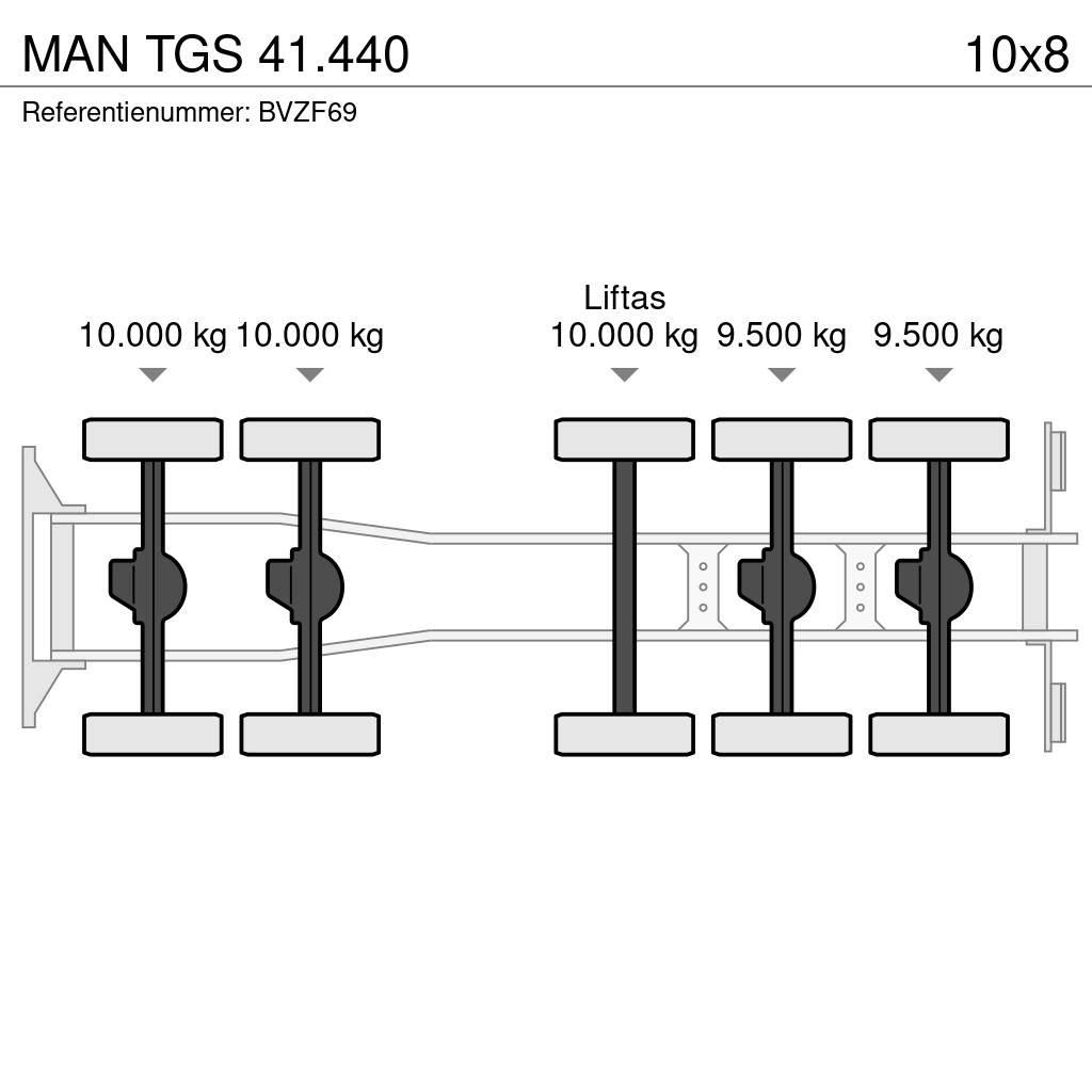 MAN TGS 41.440 Kiper kamioni