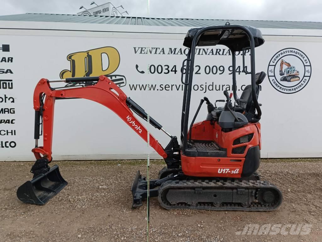 Kubota U 17-3A Mini bageri <7t