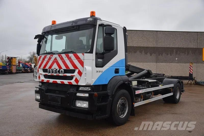 Iveco Stralis 330 Rol kiper kamioni s kukama za dizanje