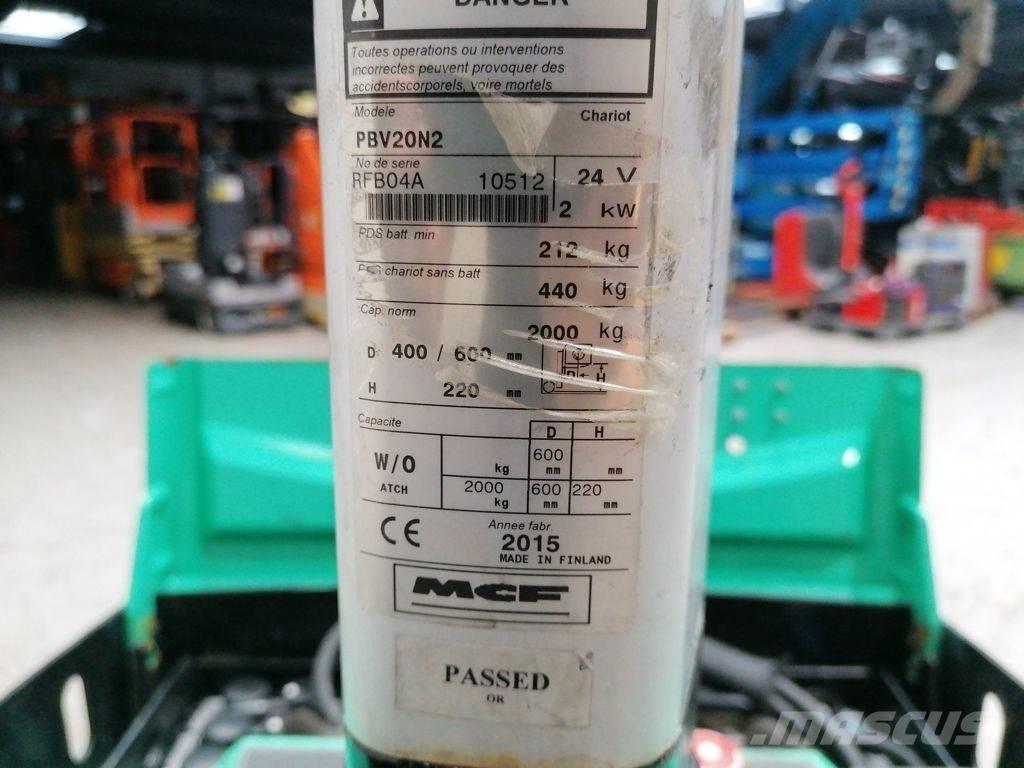Mitsubishi PBV20N2 Nisko podizni električni viličar