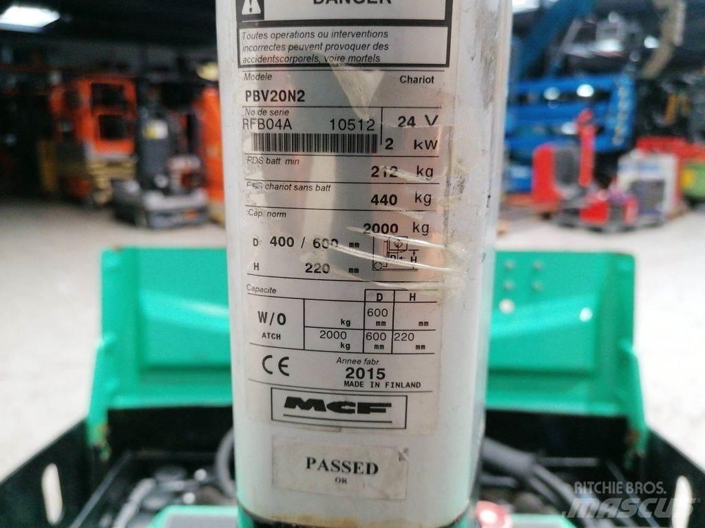 Mitsubishi PBV20N2 Nisko podizni električni viličar