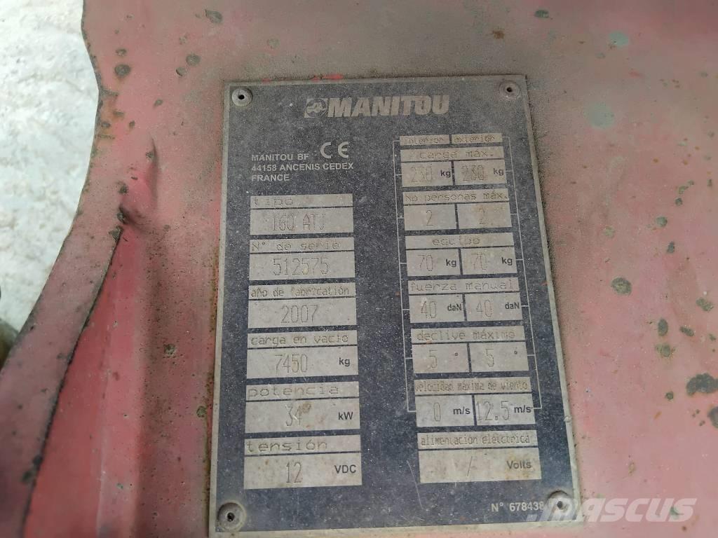 Manitou 160 ATJ Zglobne podizne platforme