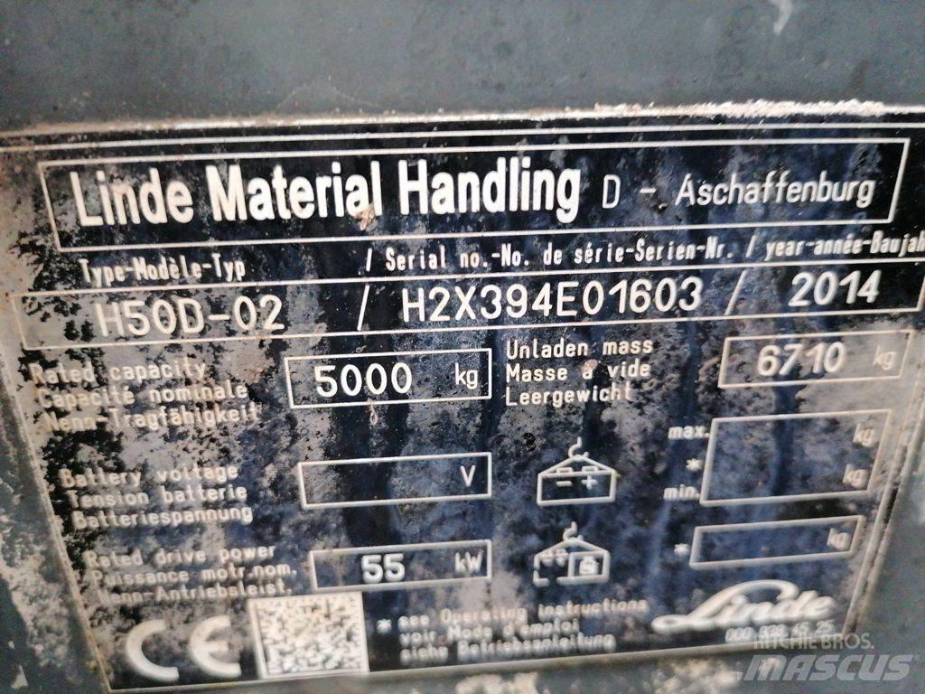 Linde H50D-02 Dizelski viličari