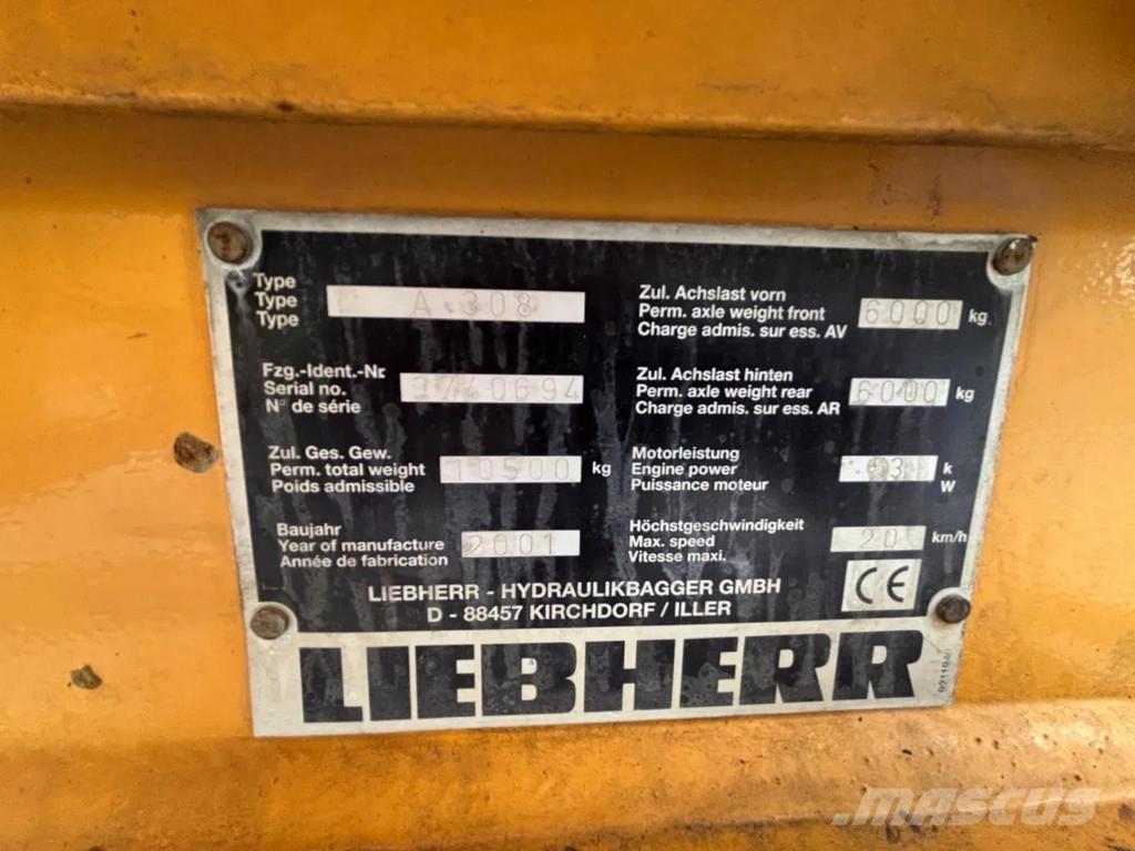 Liebherr A308 Bageri na kotačima