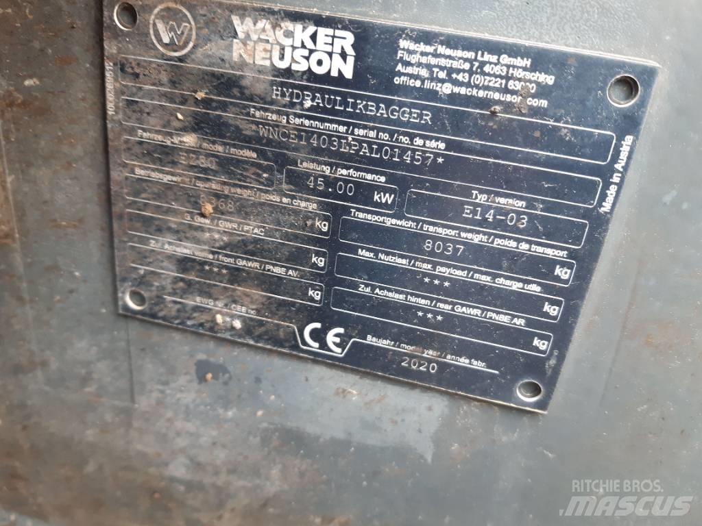 Wacker Neuson EZ80 Bageri gusjeničari