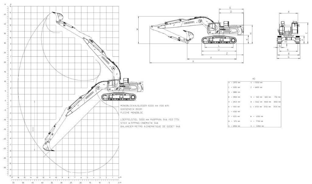Liebherr R 956 LC Bageri gusjeničari