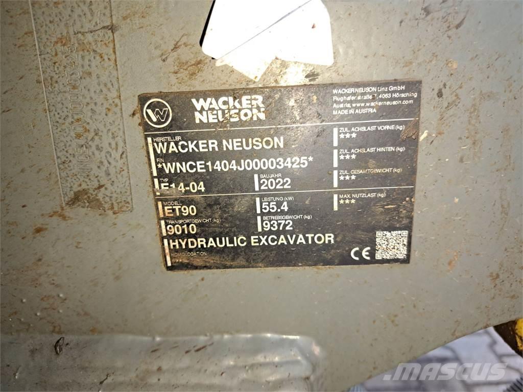 Wacker Neuson ET90 Bageri gusjeničari