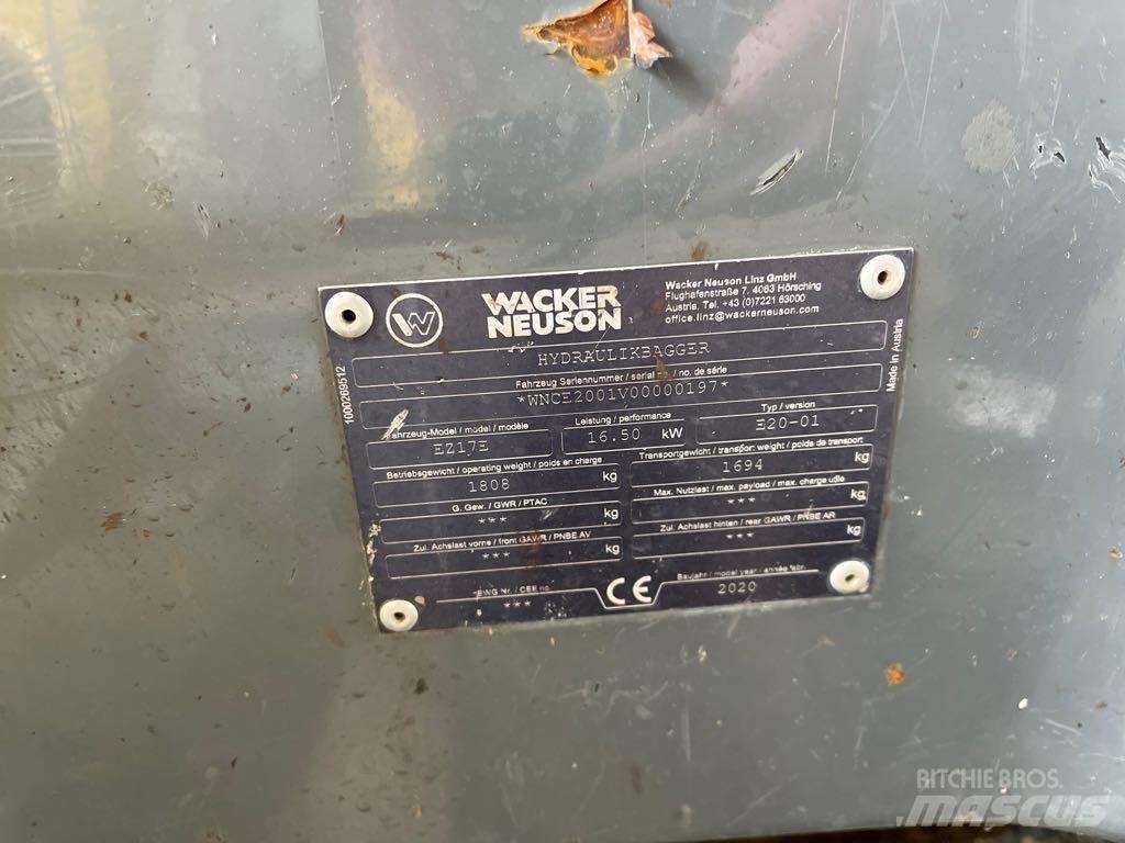 Wacker Neuson Ez17e Bageri gusjeničari