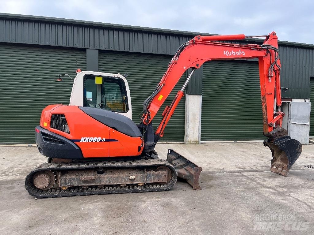 Kubota KX 080-3 Mini bageri <7t