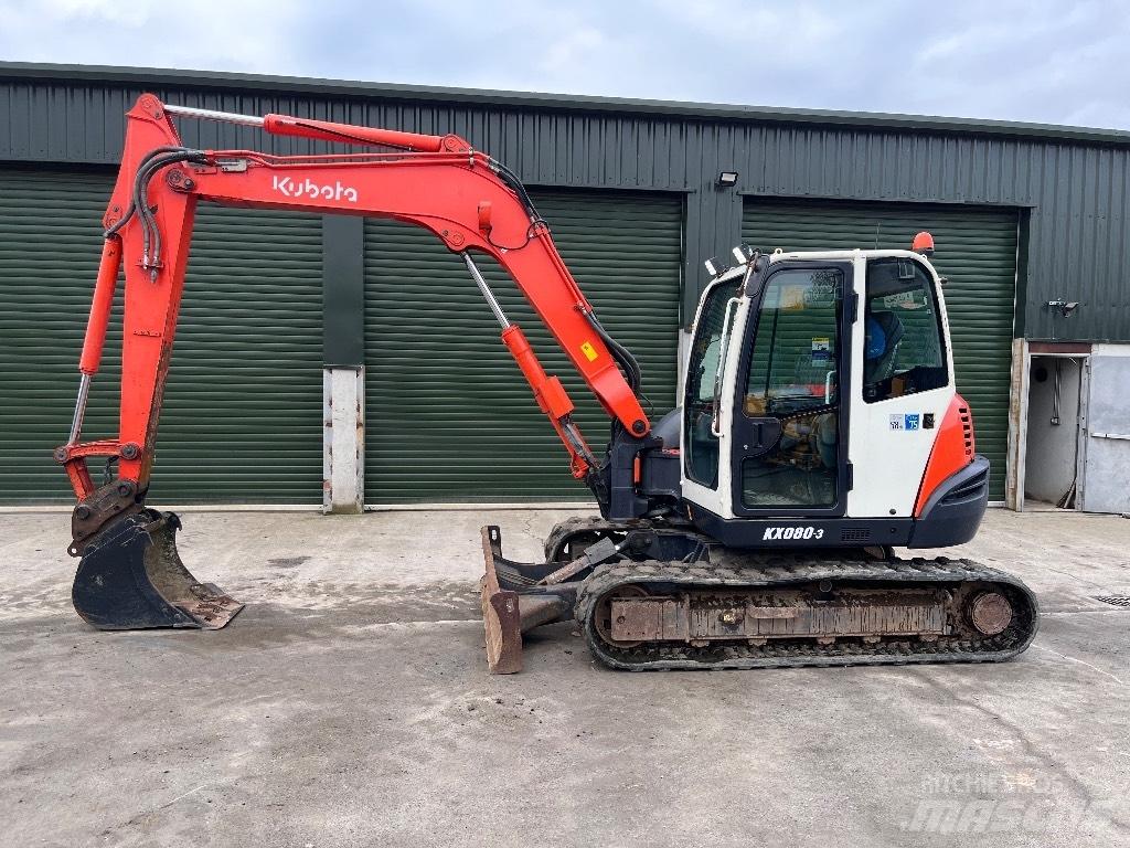 Kubota KX 080-3 Mini bageri <7t