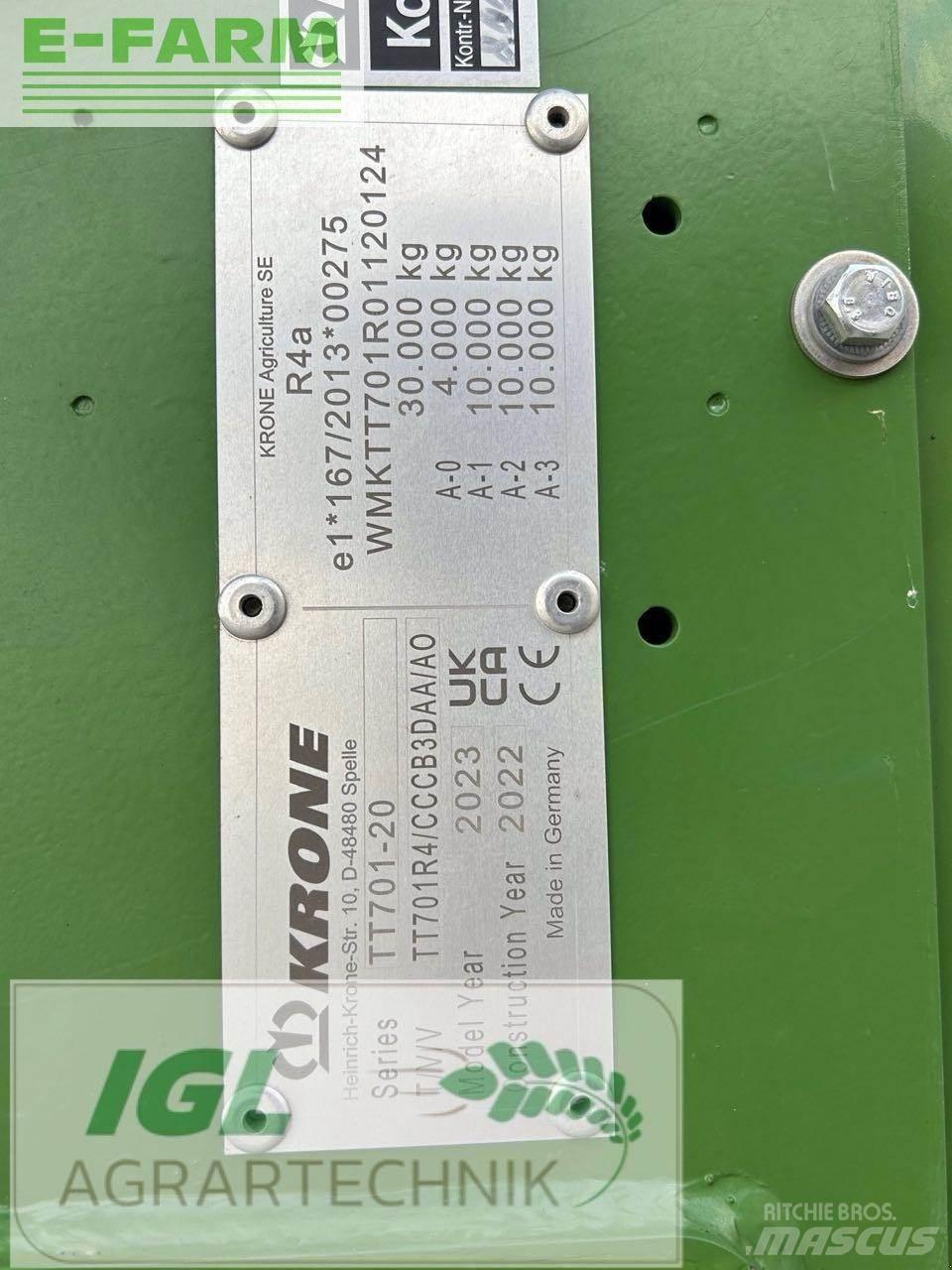 Krone tx 560 Prikolice za zrno