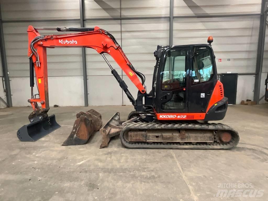 Kubota KX 080-4 A 2 Midi bageri 7t – 12t