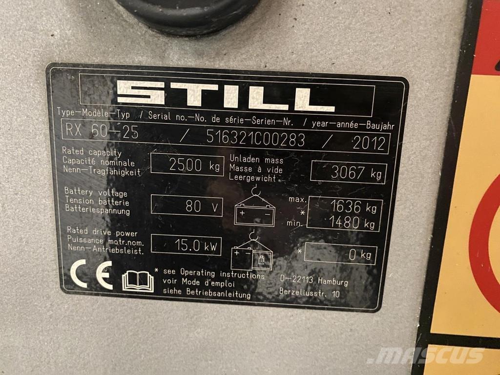 Still RX60-25 Električni viličari