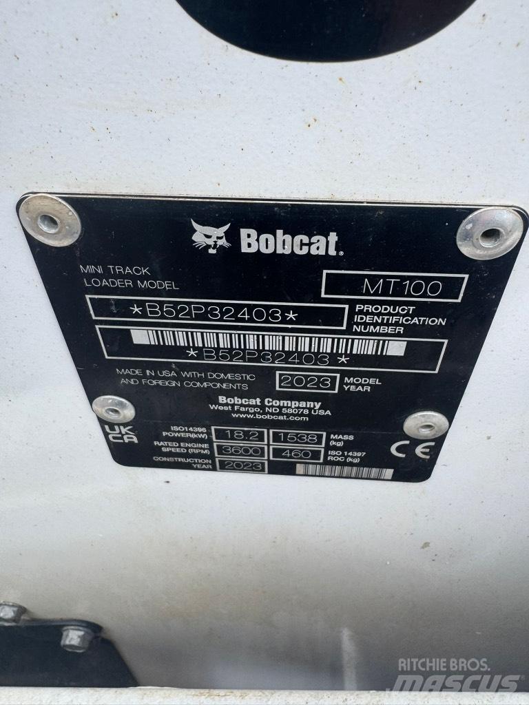 Bobcat MT 100 Utovarivači gusjeničari