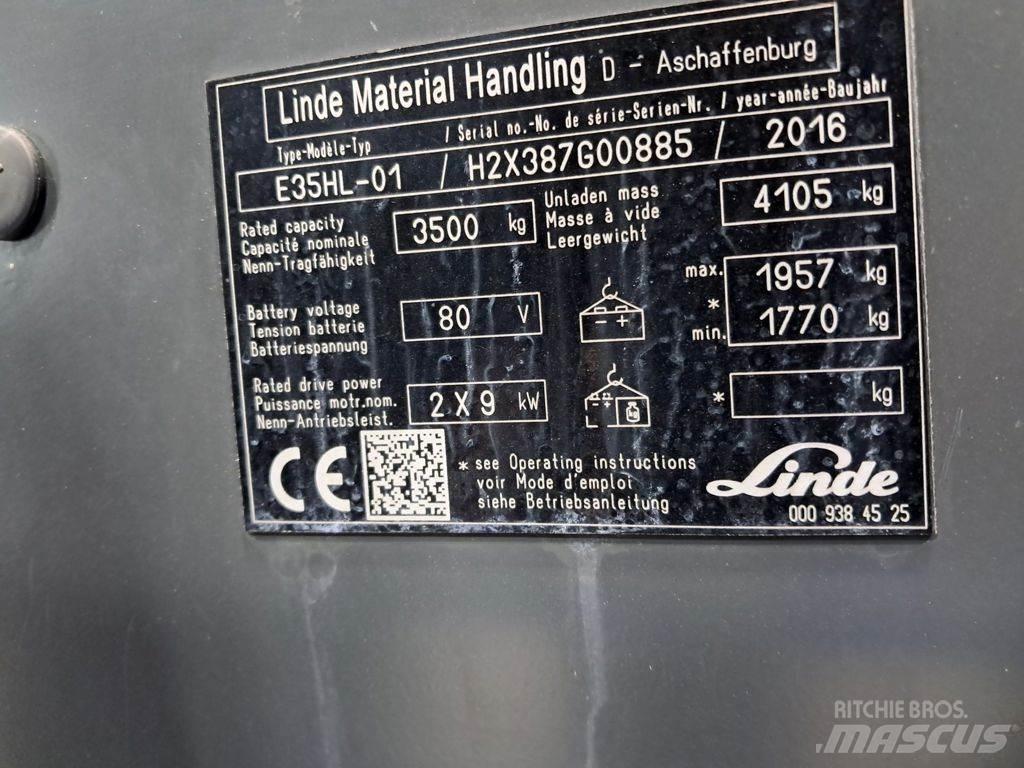 Linde E35HL-01 Električni viličari